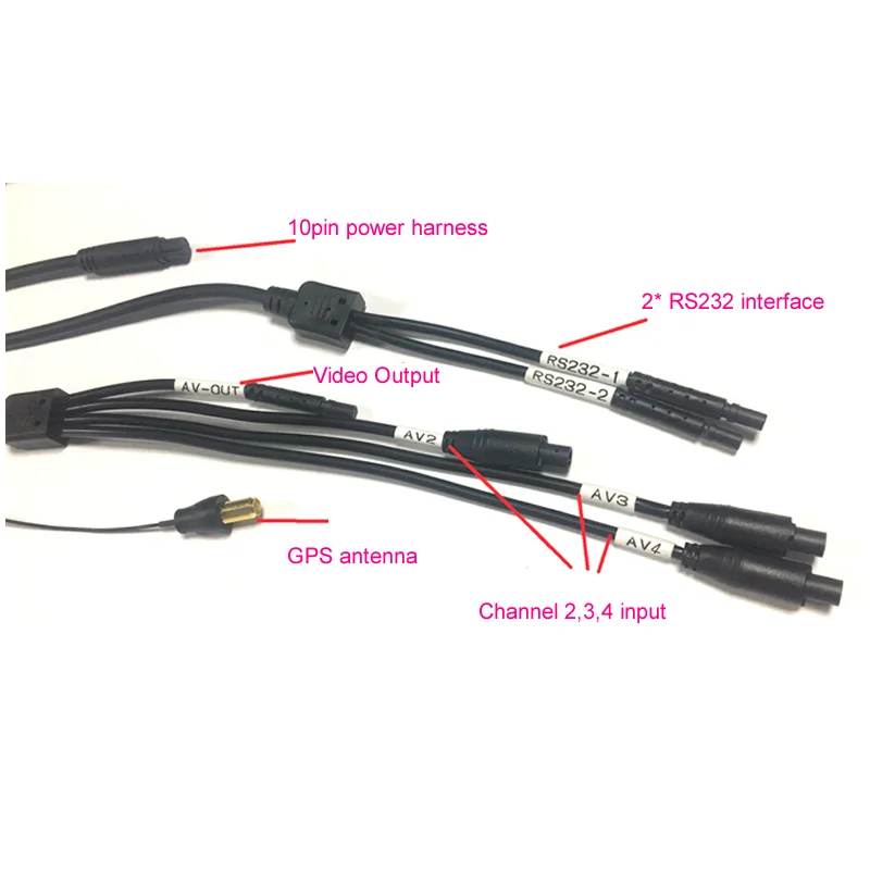 Shcam Ddpai Auto Dual 4k 360 Telematics 4g Support Adas Alarm Dashcam For Heavy Vehicle With Rear View Mirror