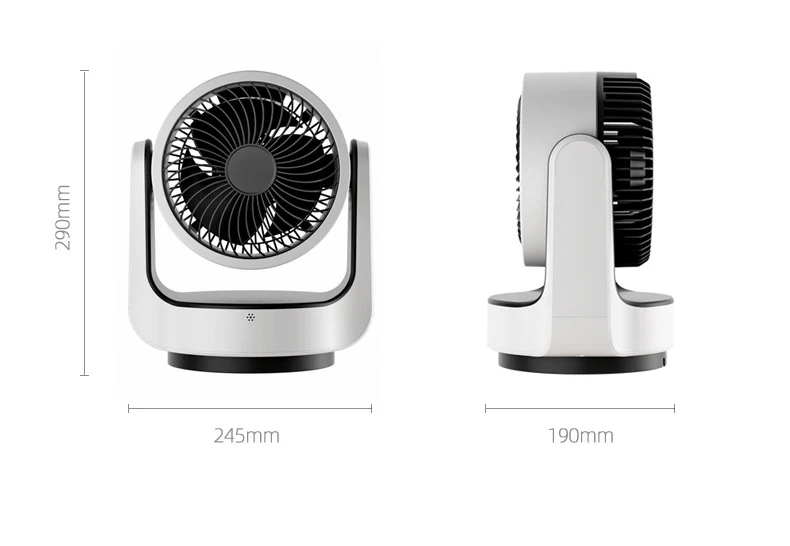 DREAMAN Wholesale Table Fan High Speed 10 Inch Electric Turbo Air Circulating Fan Home Portable Oscillating Air Circulation Fan