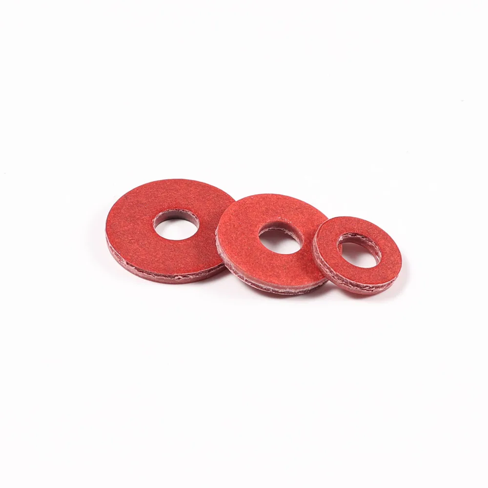 DIN125 Metic Red Vulcanized Insulation Paper Washer Red Fiber Flat Washer