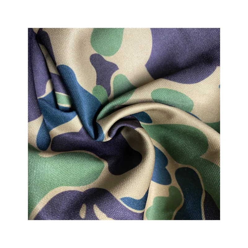soft digital printing on fabric knit 100% polyester scuba knit printed thick scuba textile camouflage fabrics for hunting
