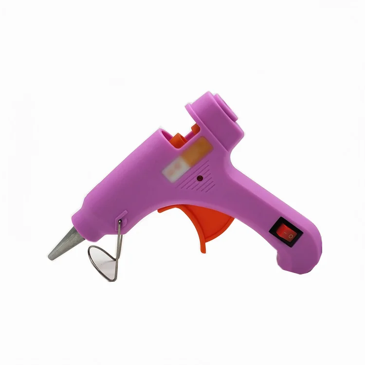 
High quality electric hot melt glue gun 20w Mini Color hot melt glue gun With 7mm Glue Stick 
