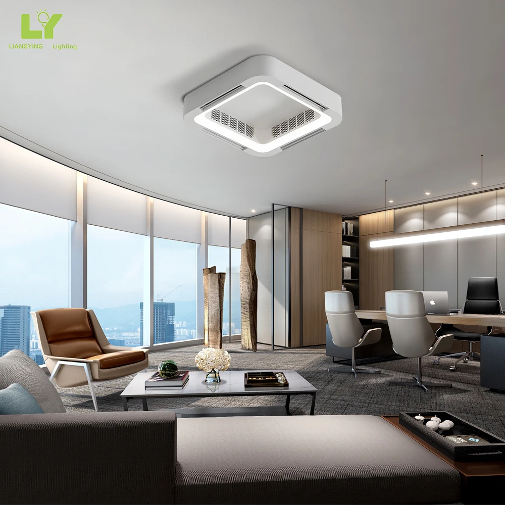 Luxury Ac Dc Small Big Large Chandelier Smart Modern Outdoor Bladeless Wooden Led Ceiling Fan With Lamp Light Fans
