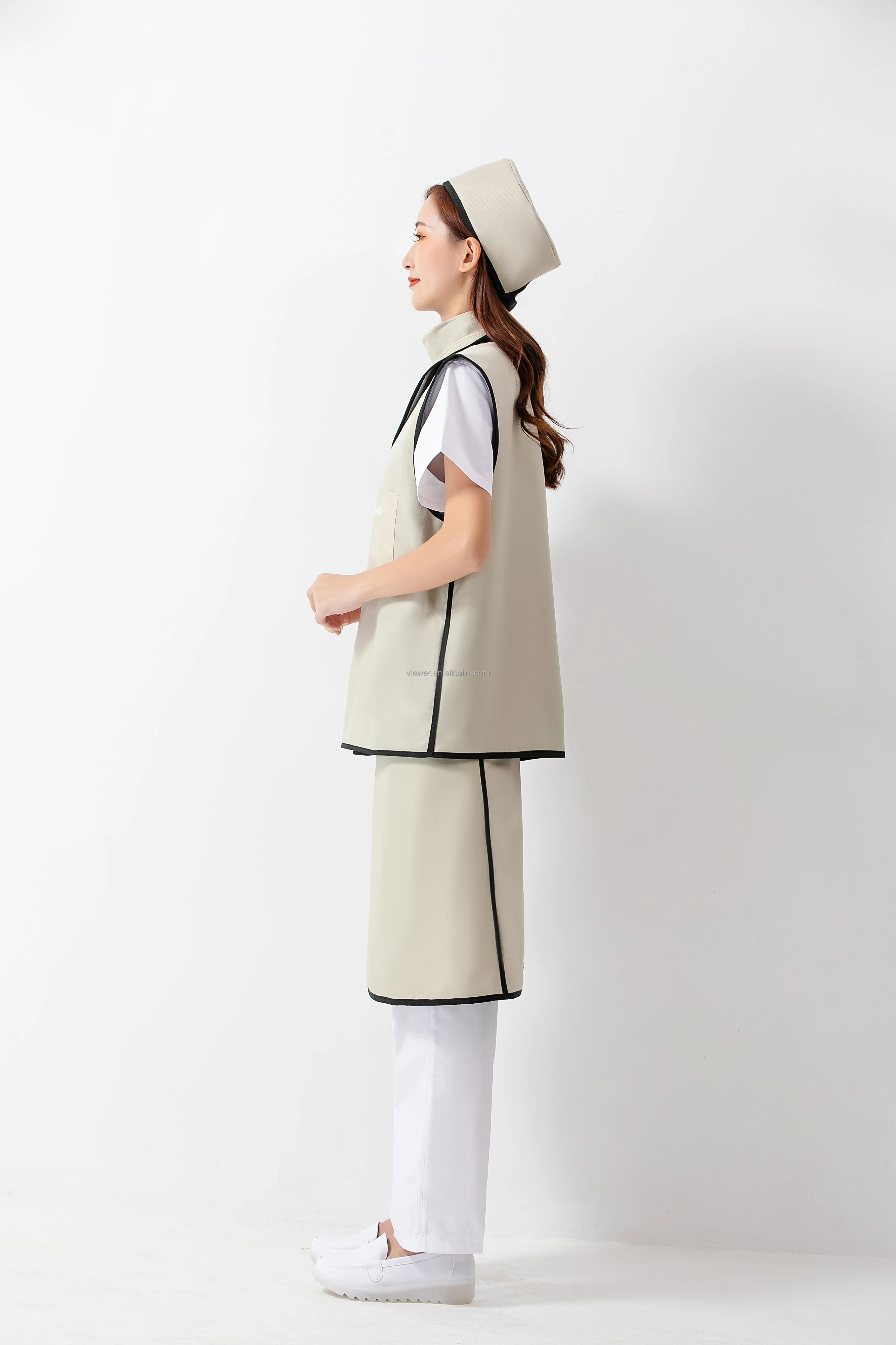 Radiation Protection 0.125mmPb/0.25mmPb/0.35mmPb Lead Free apron for X Ray Shielding