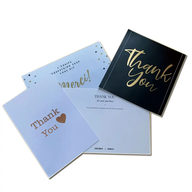 Custom Printed Thank You Card For Orders Business,Thank You For Supporting Small Business Cards