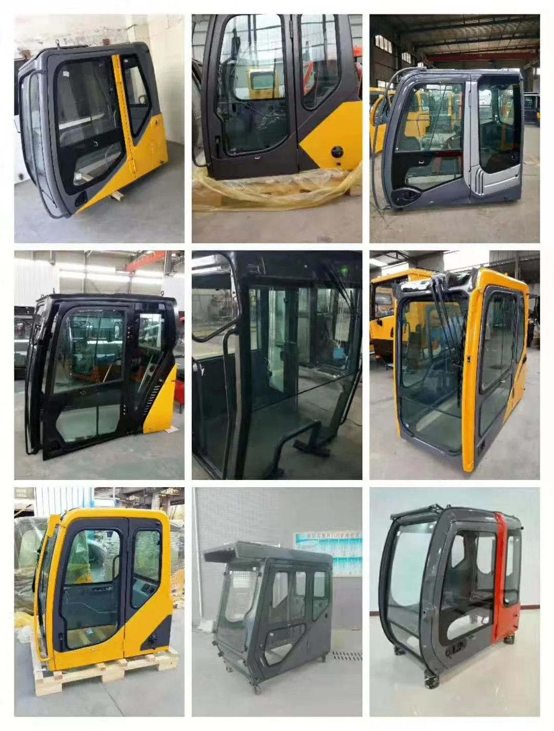 Construction Machinery Parts DH130 DH150 DH150LC-7 DH130-7 DH220 DH225-7 Excavator Cabin Assembly DH225 Cab With Glass and Door