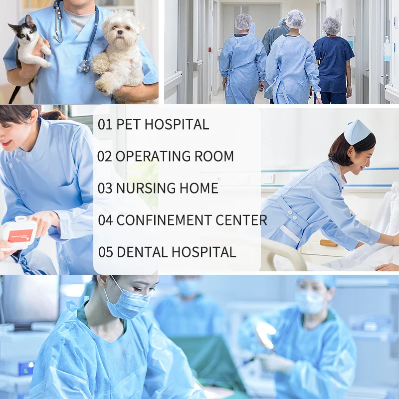 Disposable Medical PPE Surgical Gowns Other Consumable Protection Gown High Performance Hospital Gown