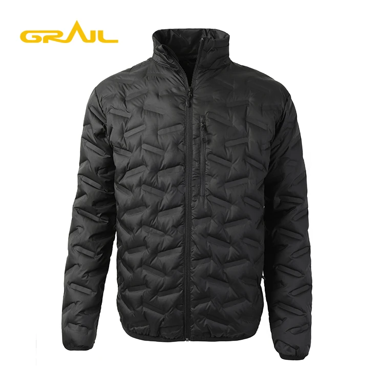 Оптовая открытый поход бесшовные сварные термобаллон мужчины упакованные вниз куртка