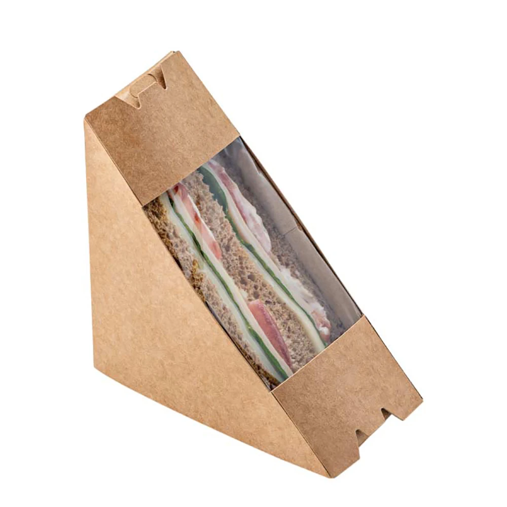 Wholesale Food Container Box for Bread Sandwich Egg Drop Box Sandwich Box