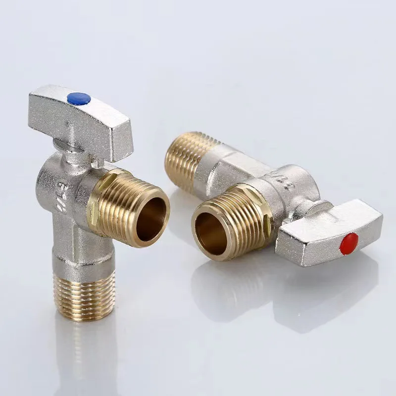 501-1 304 Stainless Steel Bathroom Faucet Water Control Angle Valve