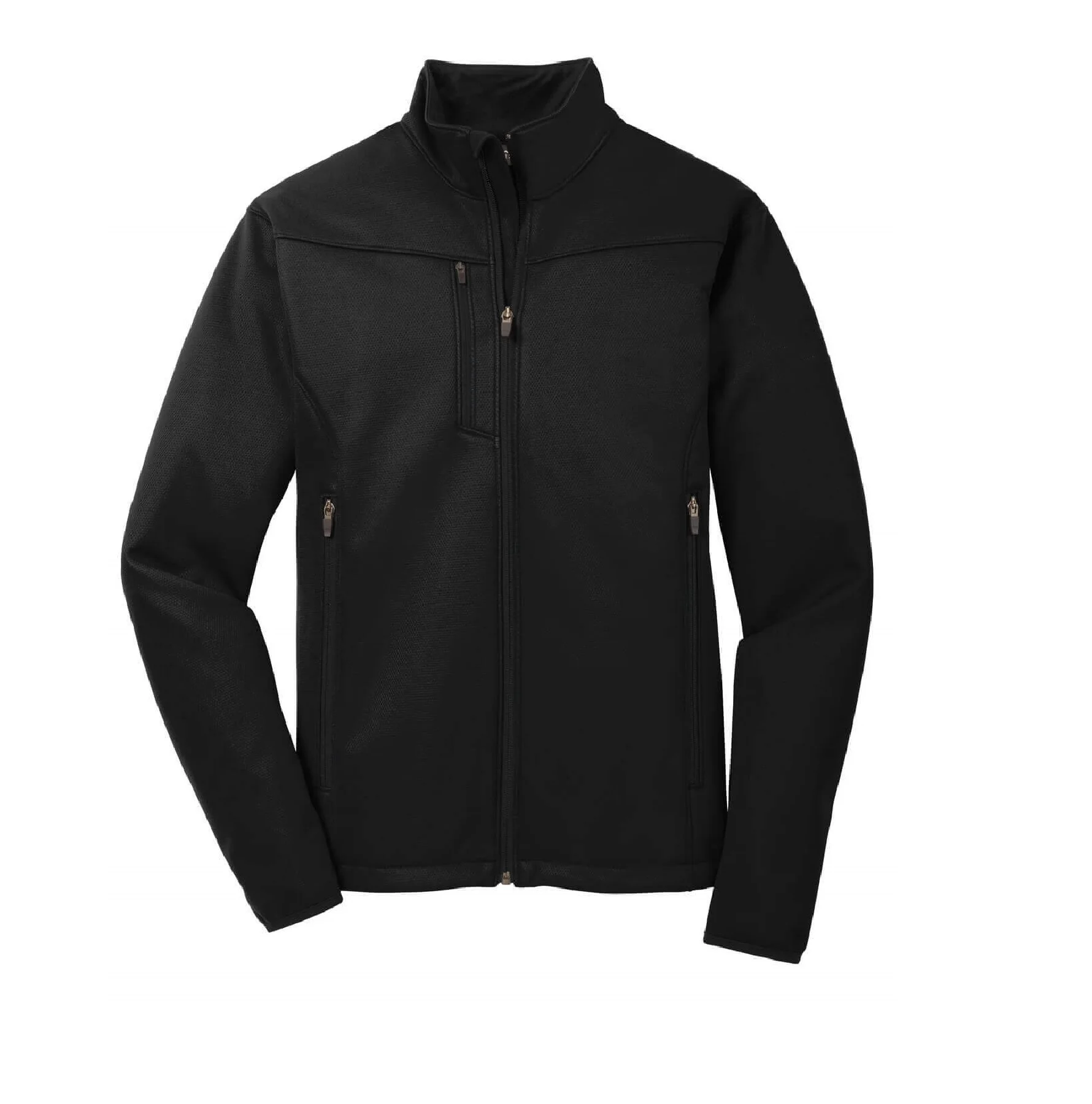 Wholesale Winter Custom Logo Polyester Waterproof Work Jacket Outdoor Full Zip SoftShell Jacket For Men