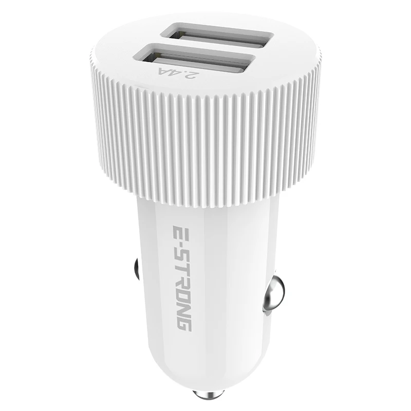 3 In 1 2.4A USB Car Charger with Cable Mobile Phone Charger 2 Port USB Fast Car Charger for iPhone Samsung