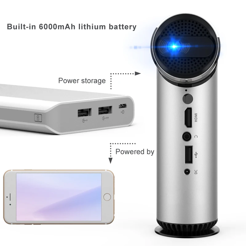 Dlp Projector Android Full 1080p Projector Wireless Multi Screen mini Wifi Video Beamer 4k IMAX