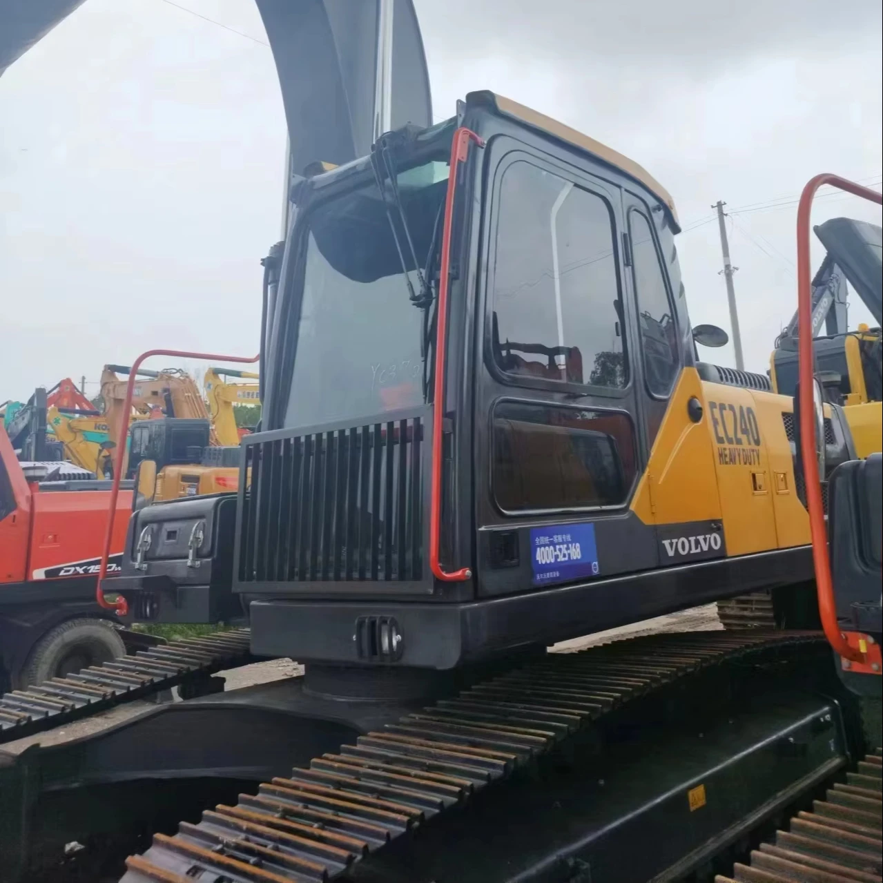 Лидер продаж Подержанные экскаваторы Volvo EC240 24 тонны 240 на продажу