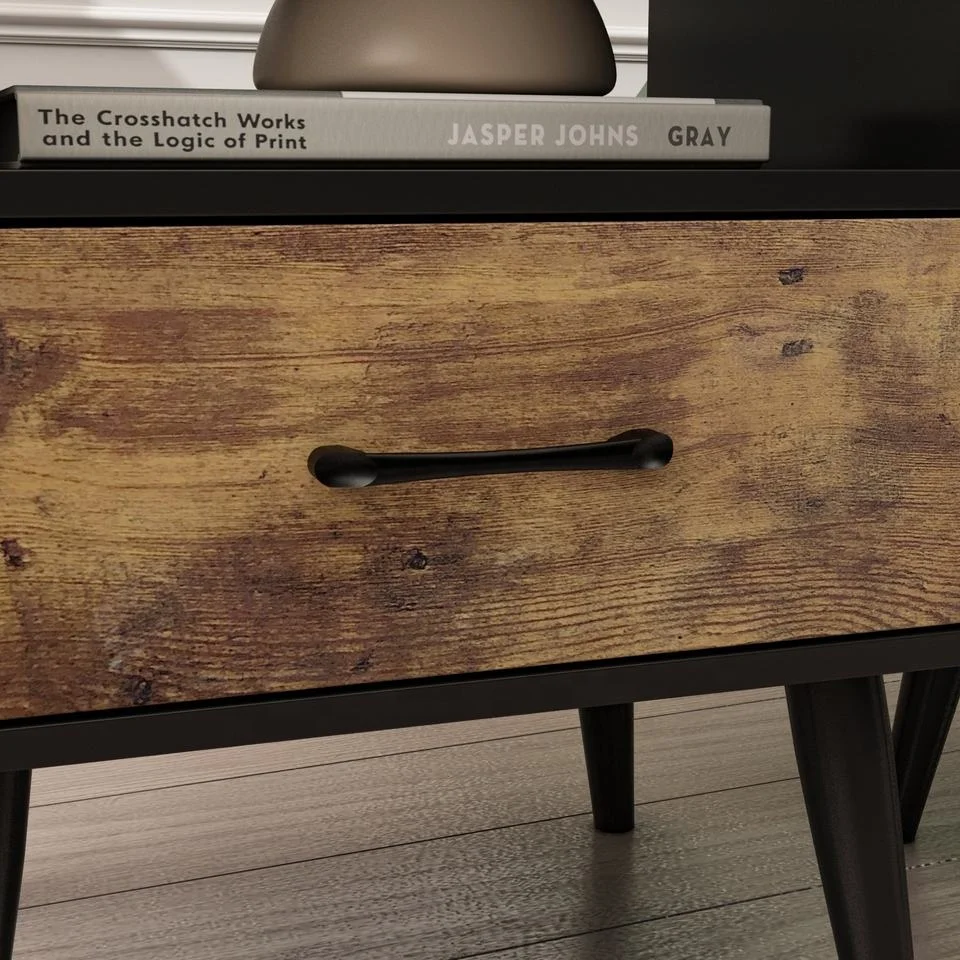 High Quality Solid Wooden Drawer Nightstand Bedside Table For Bedroom Living Room Cabinet Storage