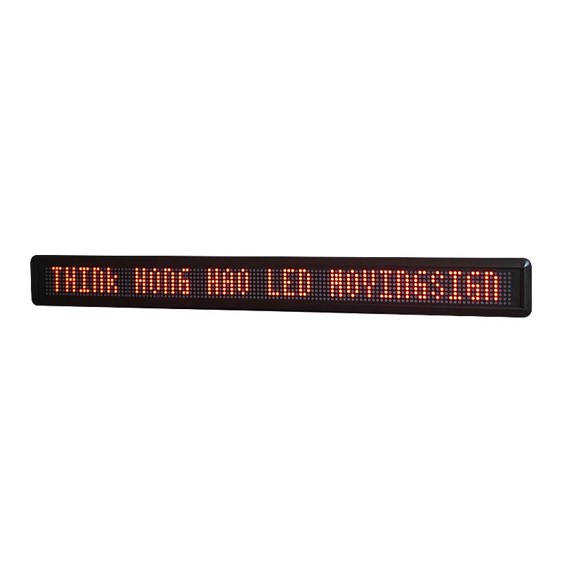 LED Store Signboard Advertising Signboard Dot Matrix Sign High Bright Display Led Screen China P7.62 Indoor Rolling Led 7 * 120