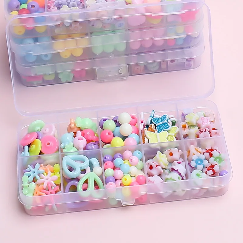 2024 new products Amazon Kids beads for jewelry making accessories  beads wholesale children plastic beads with  best price
