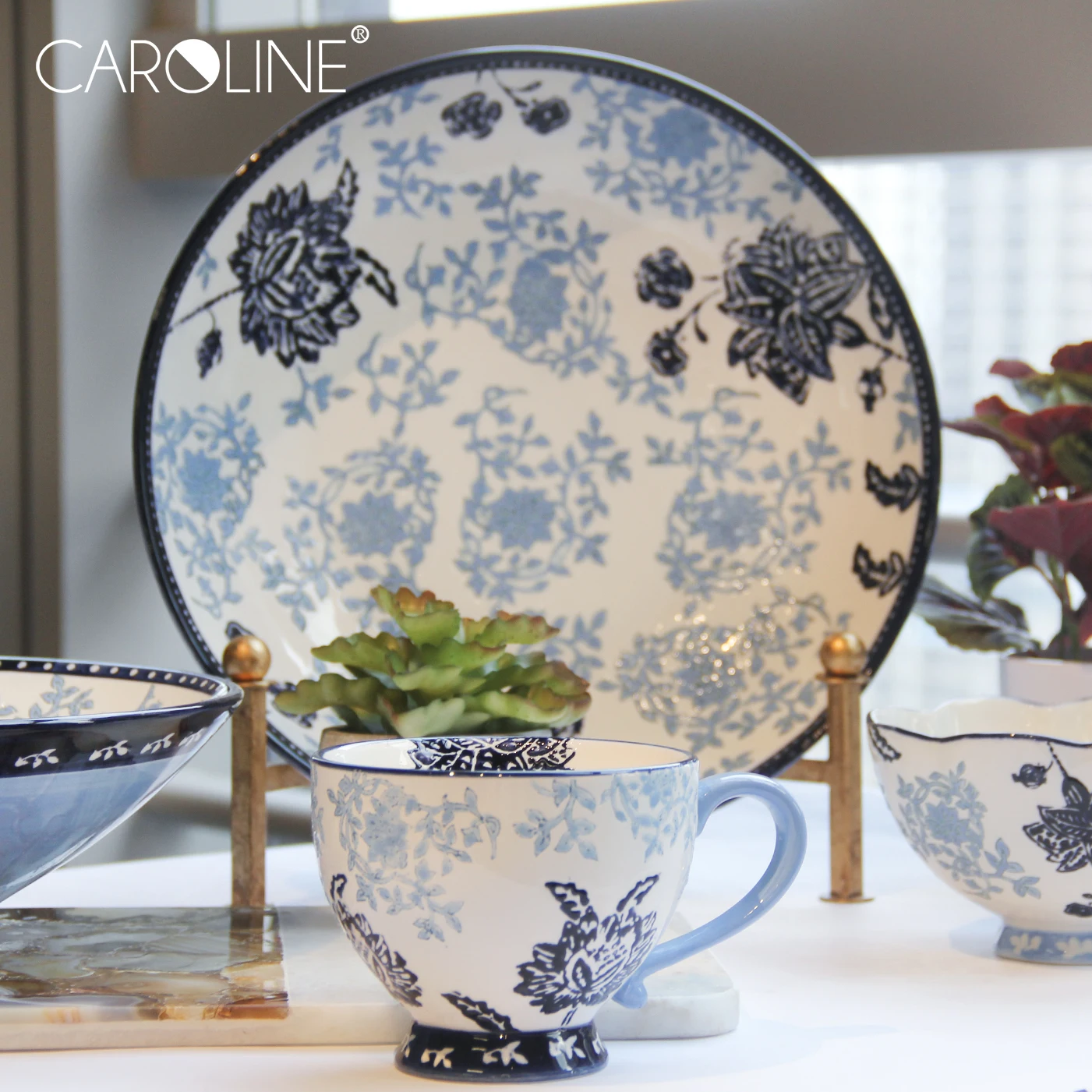 Ceramic Tableware Sets Pasta Bowl Porcelain High Quality Hand-Painting