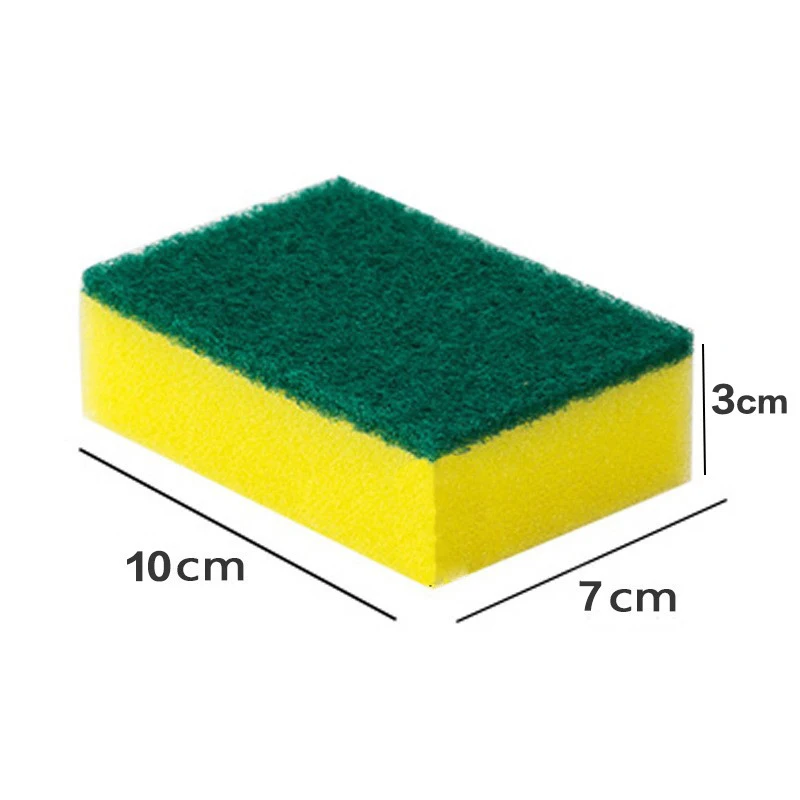 Durable High density natural cleaning car wash sponges pad kitchen cleaning sponge scouring scrubber