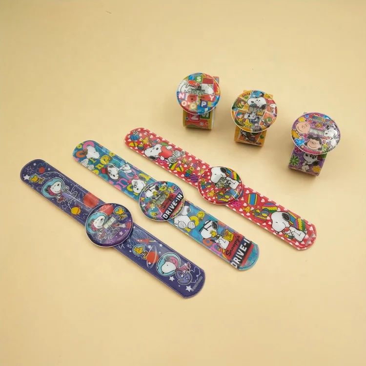 
Popular design lovely cartoon dog image snoopy printing color customizable watch children 