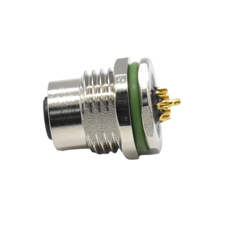 Westsam IP67 Waterproof 4 5 8 12 Pin Front Fastened Socket Female M12 Connecter