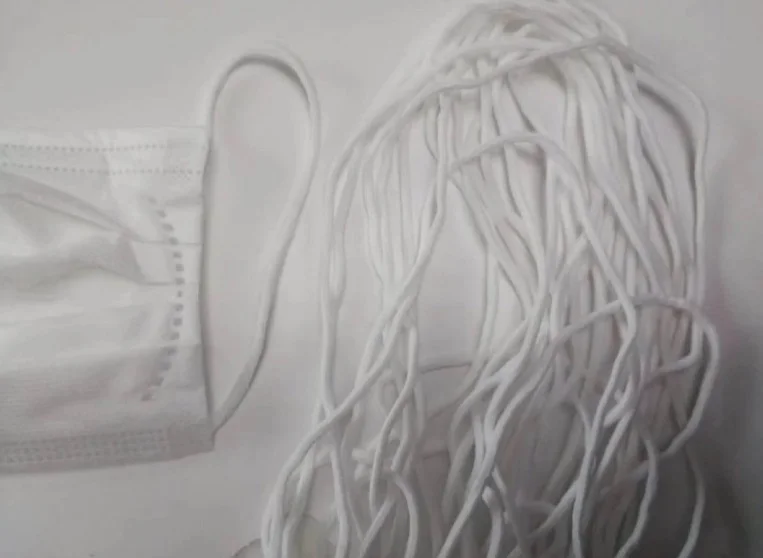 3mm round spandex polylactic acid fabric nylon ear loop elastic band rolls