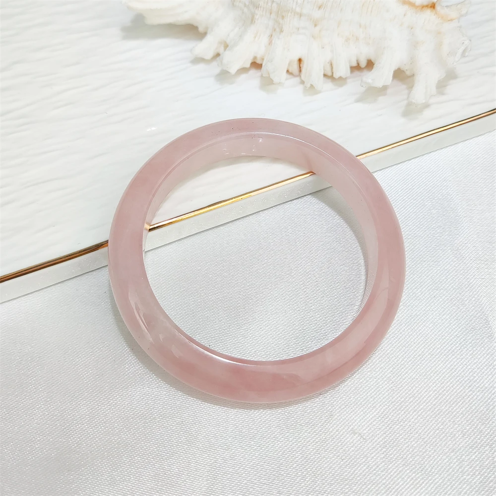 High quality jewelry wholesale dainty gemstone natural green aventurine rose quartz bangles real jade stone bangle for women