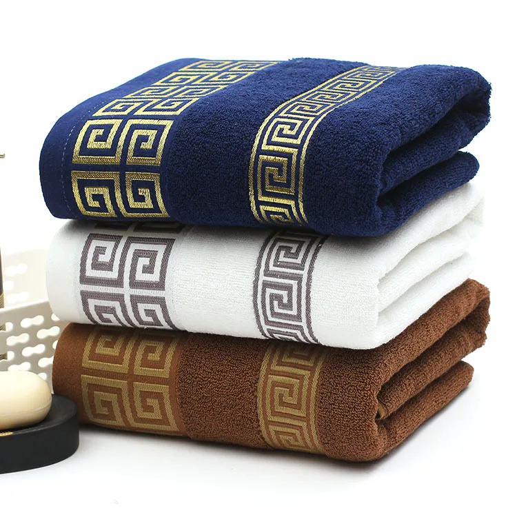 Wholesale Luxury Custom Logo Quick Dry 100% Cotton Fabric Hotel Soft Large White Face Hand Hair Towels Bath Towel Set For Hair