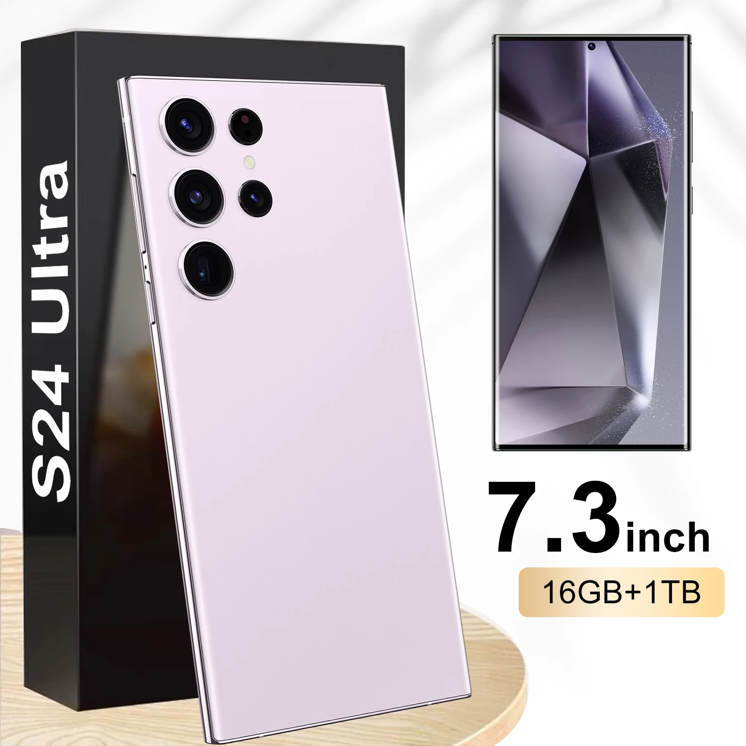 Оригинальный S24 ультра 7 2 дюймов смартфон с большим экраном 12 ГБ + 1 ТБ разблокированный телефон 4G 5G сеть двумя Sim-картами Android 13 мобильный