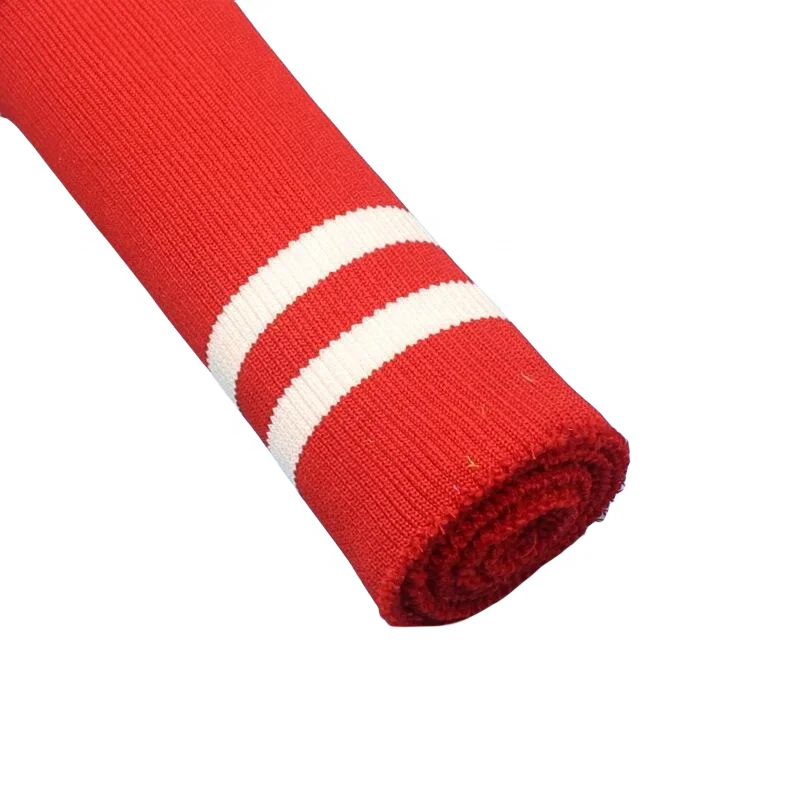 Factory direct 2x2 knitted custom collar, cuffs and hem high quality double rib