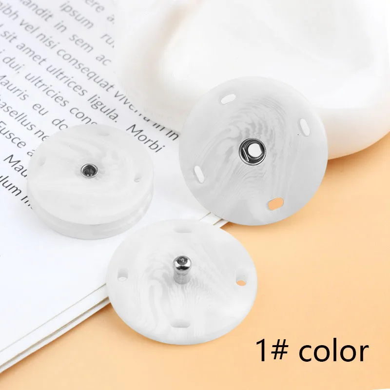 Wholesale 18mm 2 Parts Resin Horn Snap Buttons 20mm Western Press Snap fasteners for Clothes Jacket Overcoat