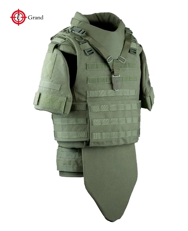 
Professional manufacturer wholesale UHMWPE or armid NIJ lightweight full protection body armor 