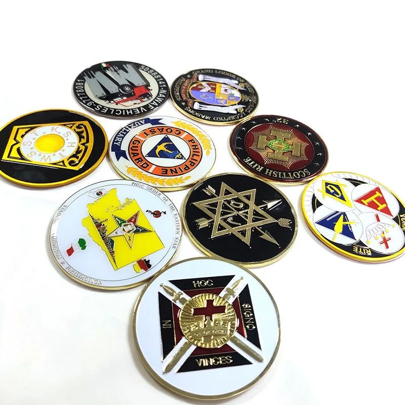 Factory Price Commemorative Pin Badge Custom Metal Badges Recycle Metal Pin Badges Sandblast Enamel Pins