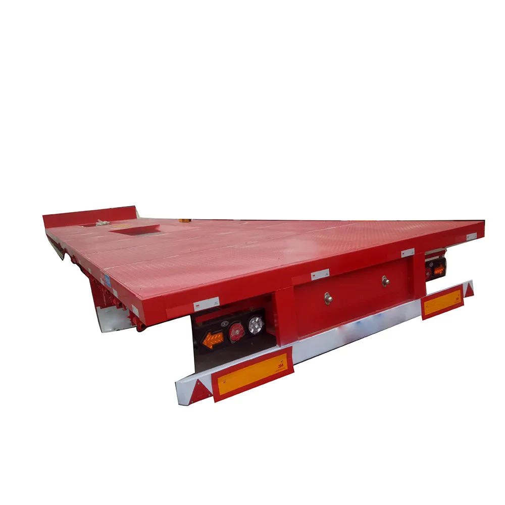 Industrial project application heavy load flat bed trailers for sale