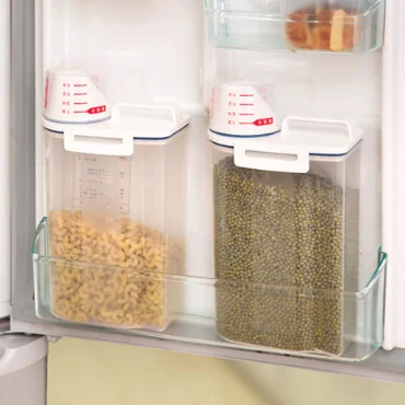 airtight plastic rice storage box container
