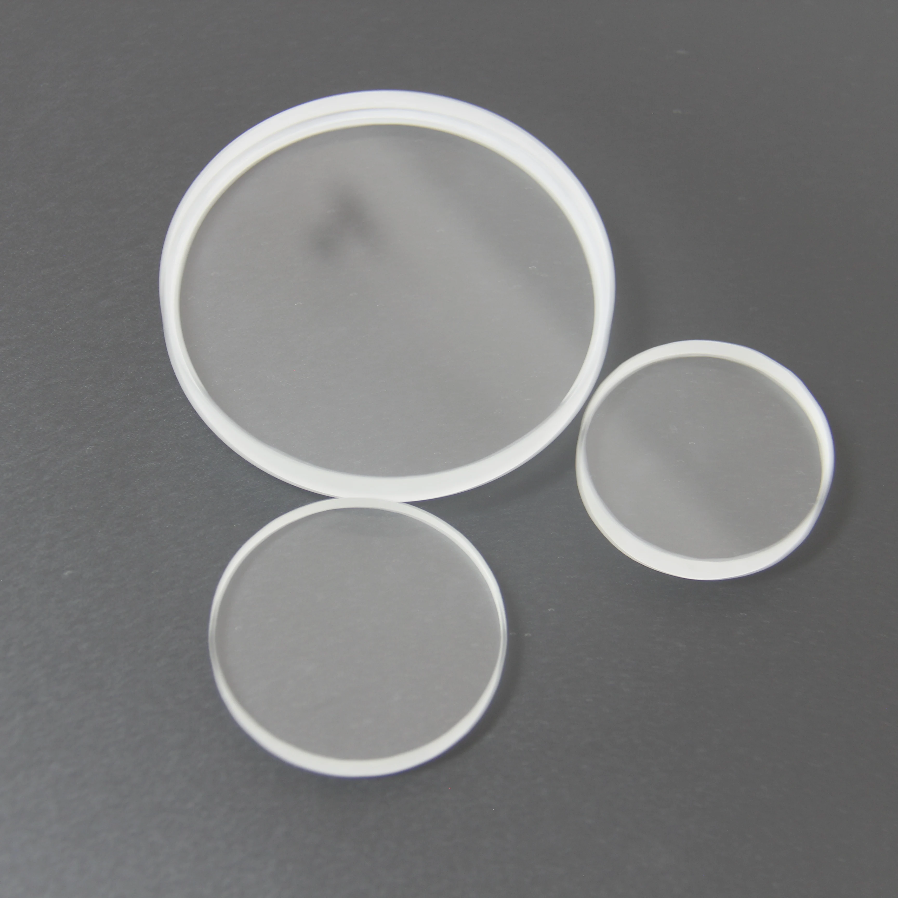 New Optical Perforated Slotted Quartz Glass Wafer Quartz Lens Square Wafer Shaped Instrument