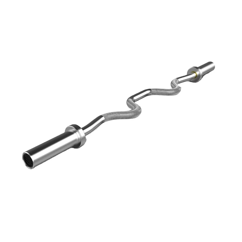 Commercial 1.4m curved OB bar gym Ez bar bodybuilding weightlifting barbell curl bar