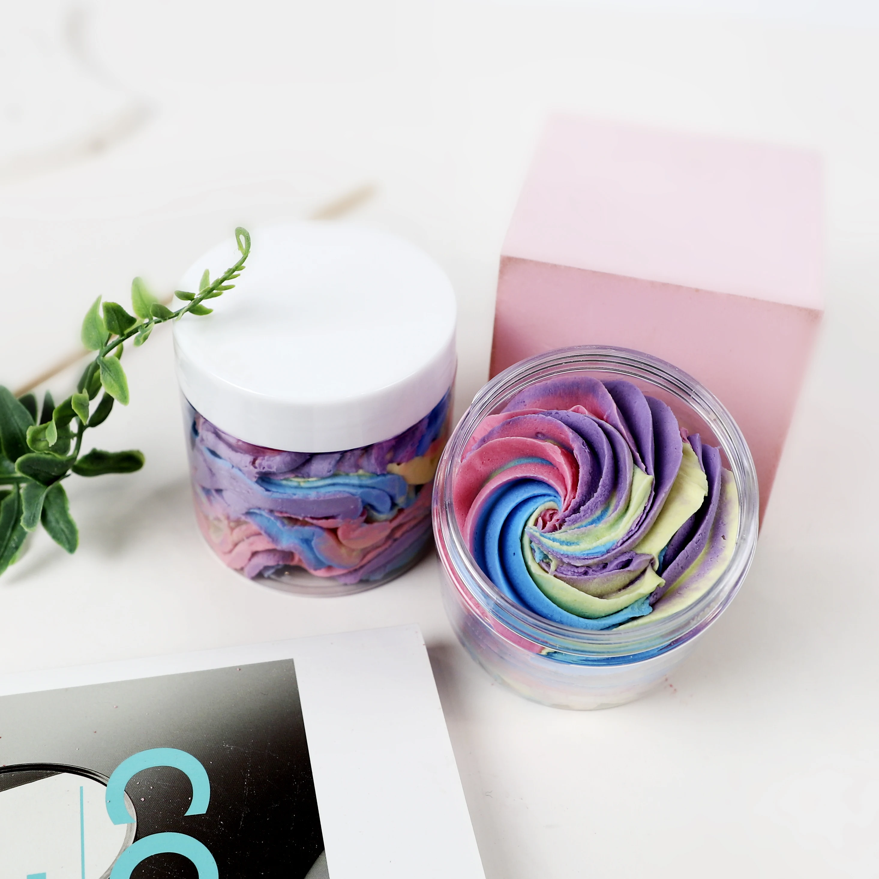 OEM ODM Body Whipped Soap Watermelon Scented with Creamy Shea Butter Vegan Herbal Ingredients Fast-Absorbing for Holiday Gift