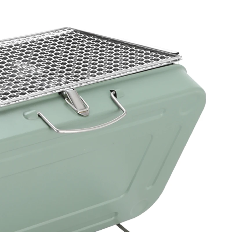 Latest Design Outdoor Camping Stove Portable Folding Charcoal Suitcase Style Barbecue Bbq Grill