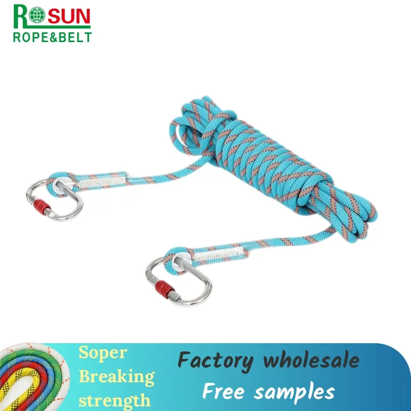 2mm~40mm  10mm 12mm Climbing Rope Polyester Rope   Braided Nylon Rope