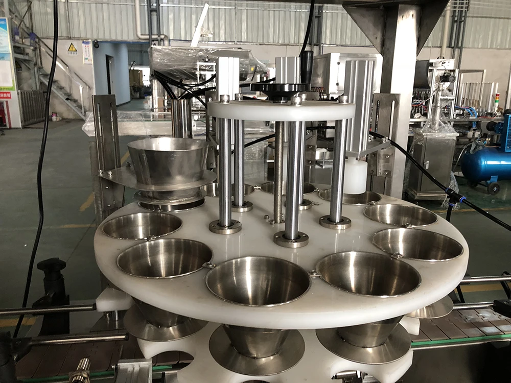 semi-automatic grain and granule filling machine for bottle