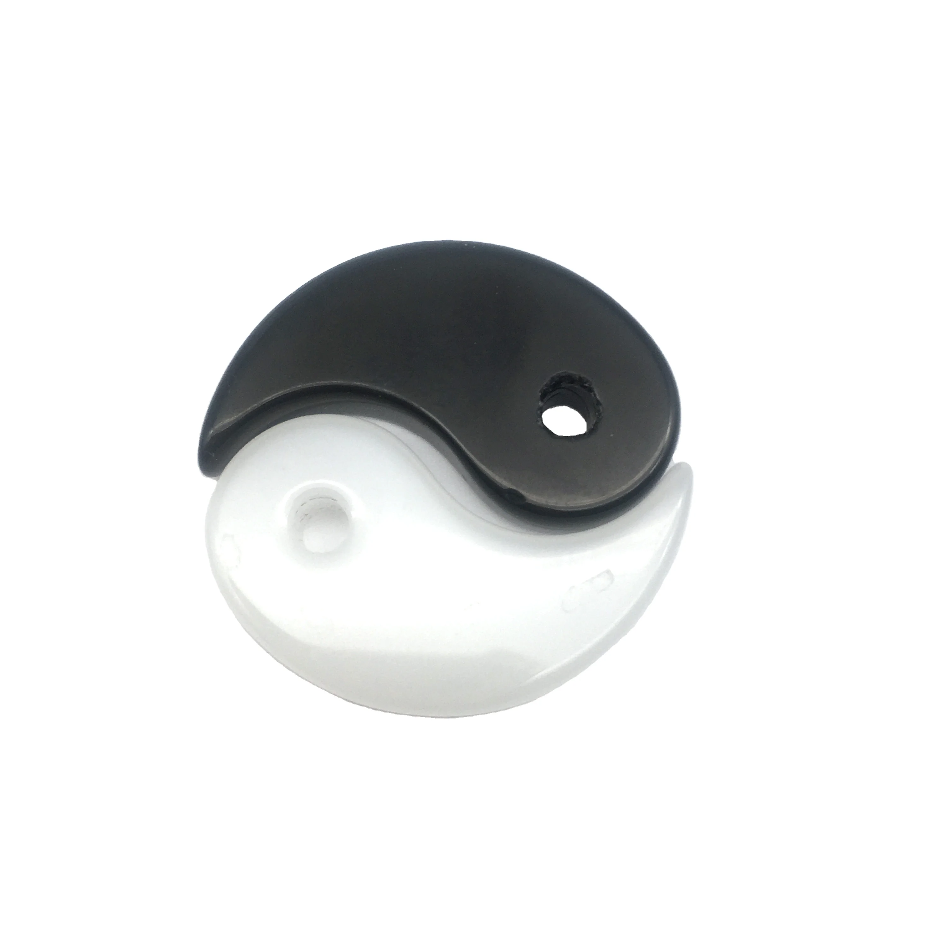 Wholesale  Pendant  high quality Necklace Black White Yin Yang Tai Chi Charms for Jewelry Making Finding