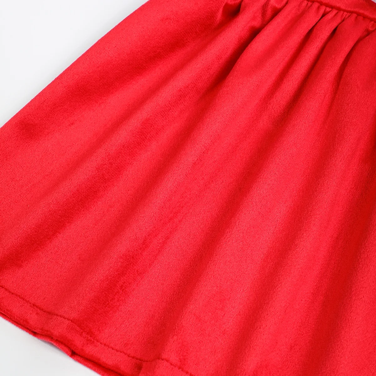 New arrival baby dress girls velvet material little girl dress from 5 to 15 custom style wholesale smocked dresses