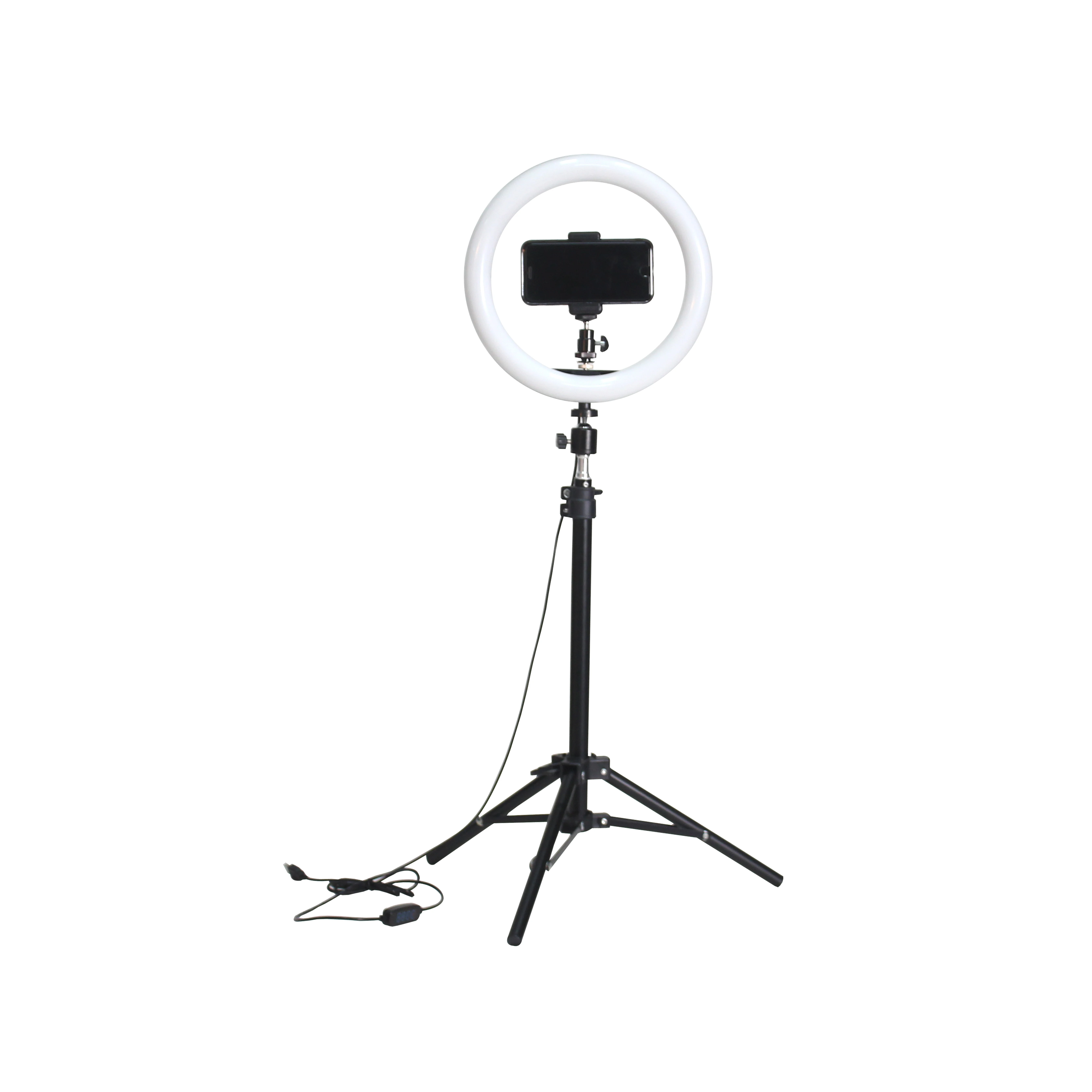 10 inch ring light with tripod stand