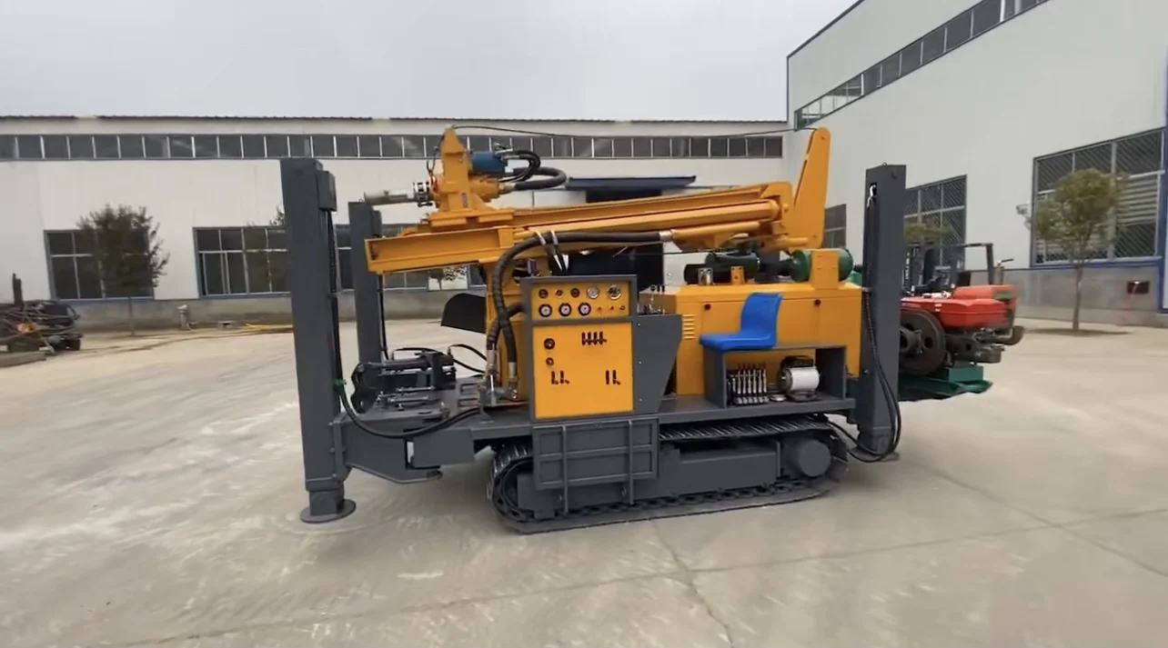 200 Meters 300 Meter Down Hole Compressor Borehole Blast Water Well Drilling Rigs Machinery