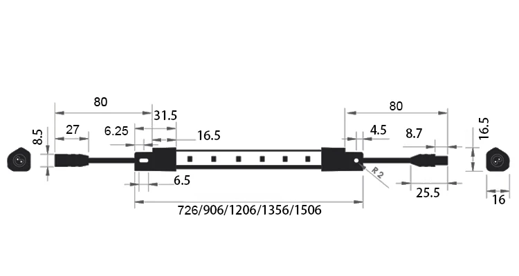 
Waterproof refrigeration freezer lighting LED Cooler light 