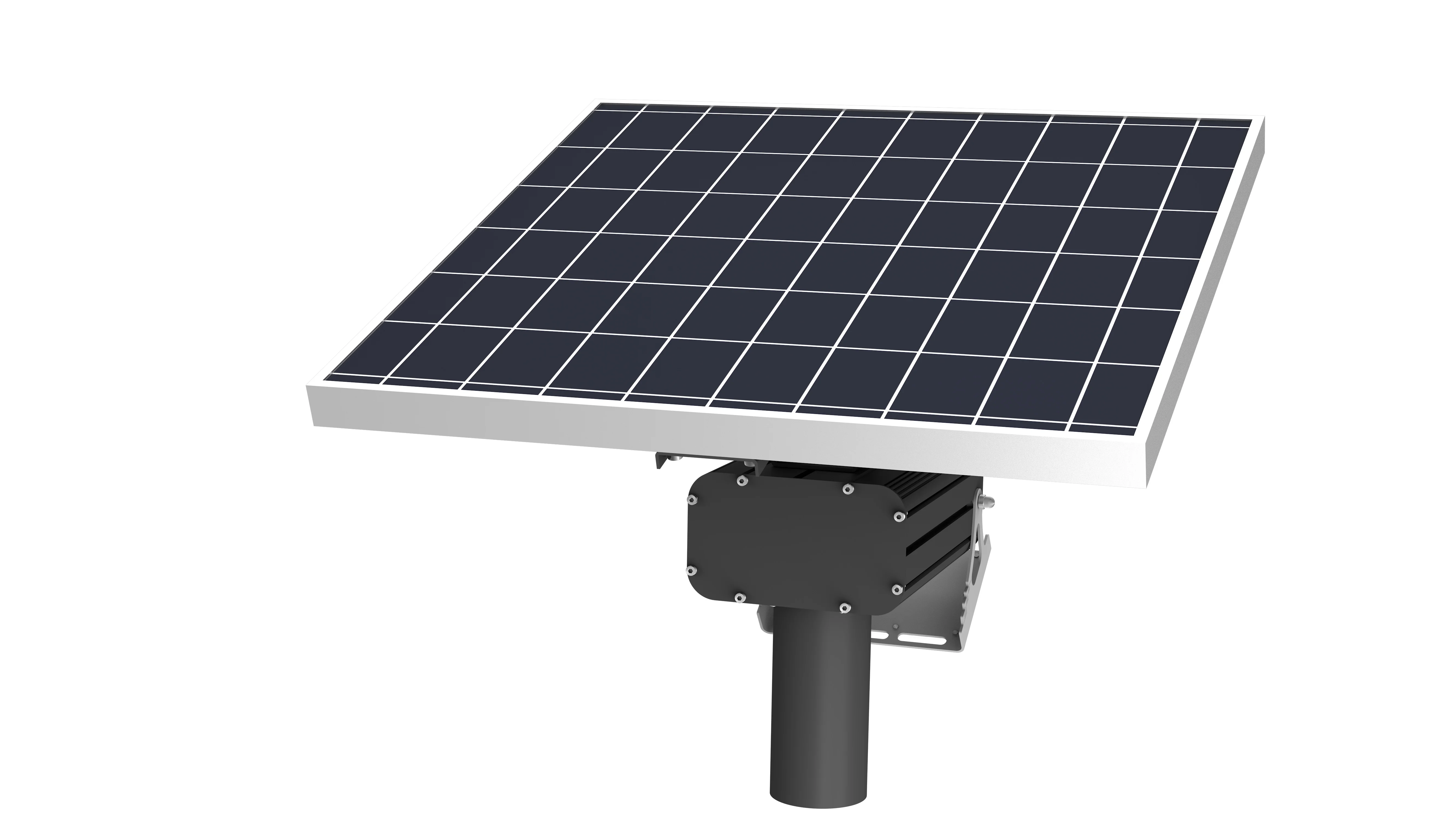Factory Direct Aluminum Smart Integration Solar Street Light Led Waterproof IP66 With Outdoor CCTV Camera 5 Years Warranty