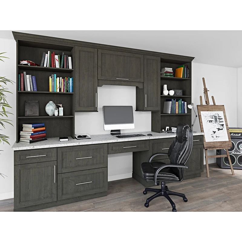 Gabinetes de Cocina RTA White Shaker Modular Kitchen Cabinets Solid Wood Direct From China