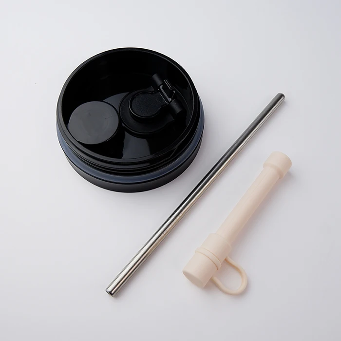 16oz Silicone Straw Auto Off Design Stainless Steel Insulated Coffee Tumbler Thermos Cup Smart Mug With Temperature Display