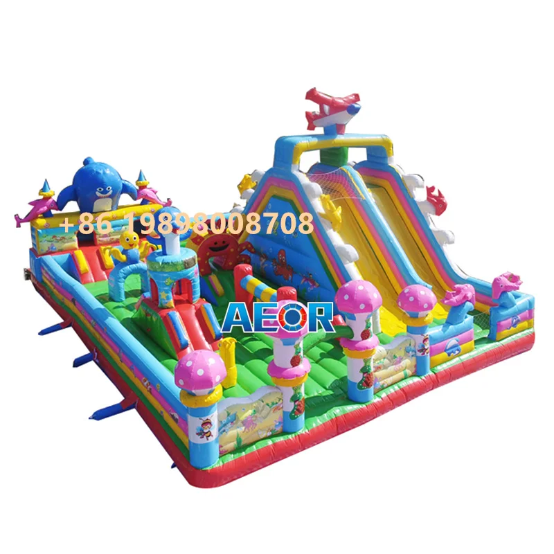 party jumpers inflatable bouncers shark bounce house inflatable cartoon jungle animals inflatable bounce funland for kids