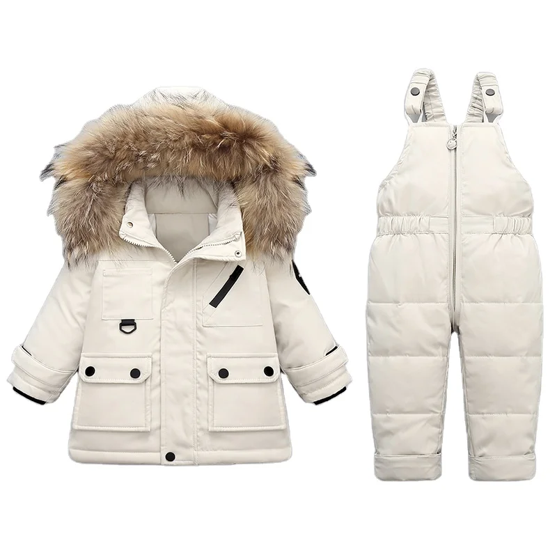 toddler baby winter snowsuit kids ski jacket ski pants youth 2 piece waterproof snowsuit for baby kids girl boys